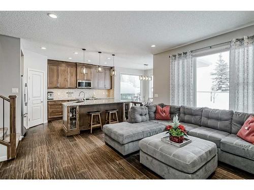 116 Auburn Glen Heights Se, Calgary, AB - Indoor Photo Showing Living Room