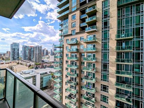 1303-210 15 Avenue Se, Calgary, AB - Outdoor With Balcony