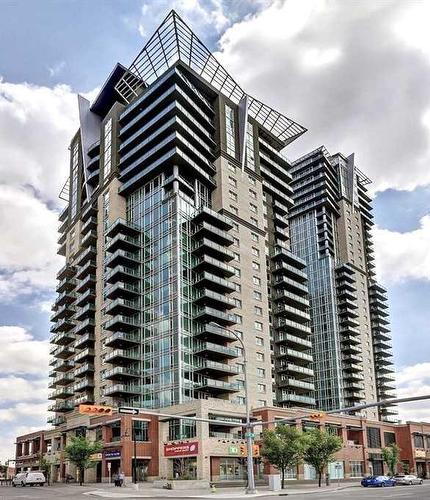 1303-210 15 Avenue Se, Calgary, AB - Outdoor With Balcony With Facade