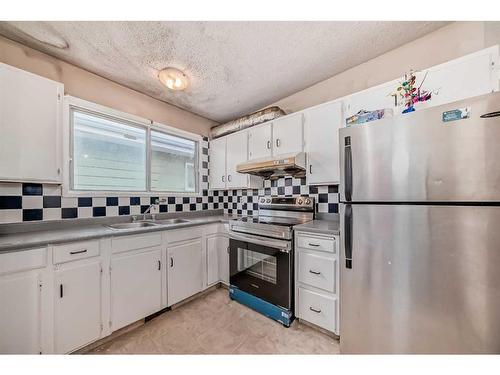 2815 12 Avenue Se, Calgary, AB - Indoor Photo Showing Kitchen With Double Sink