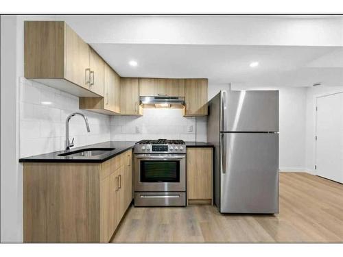 138 Tarawood Road Ne, Calgary, AB - Indoor Photo Showing Kitchen With Stainless Steel Kitchen With Upgraded Kitchen