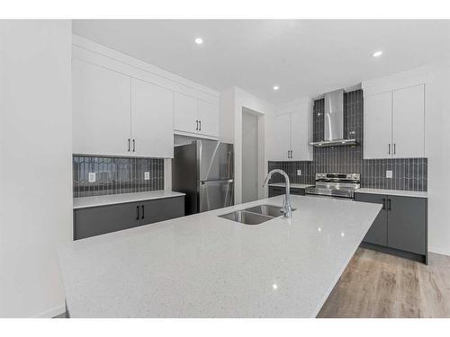 46 Cityline Mount Ne, Calgary, AB - Indoor Photo Showing Kitchen With Double Sink With Upgraded Kitchen