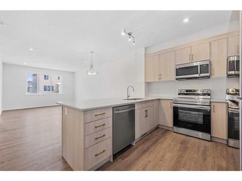 8920 Cityscape Drive Ne, Calgary, AB - Indoor Photo Showing Kitchen With Stainless Steel Kitchen With Upgraded Kitchen