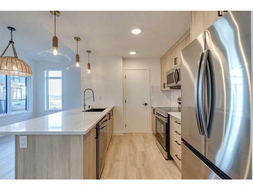 14778 1St Street Nw, Calgary, AB - Indoor Photo Showing Kitchen With Upgraded Kitchen