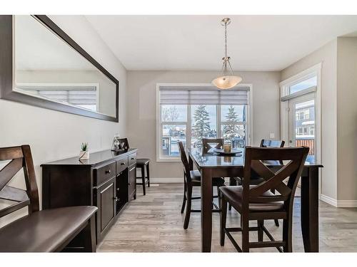 35 Legacy Link Se, Calgary, AB - Indoor Photo Showing Dining Room