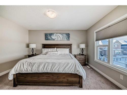 35 Legacy Link Se, Calgary, AB - Indoor Photo Showing Bedroom