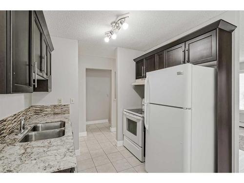 202-219 Huntington Park Bay Nw, Calgary, AB - Indoor Photo Showing Kitchen With Double Sink