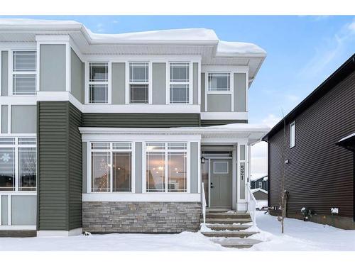 521 West Lakeview Drive, Chestermere, AB - Outdoor With Facade