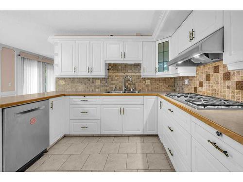 531 Ranch Estates Place Nw, Calgary, AB - Indoor Photo Showing Kitchen With Double Sink