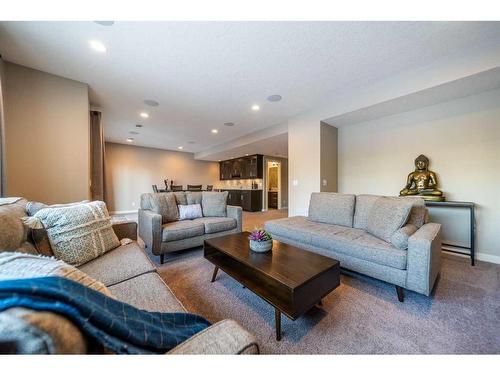 699 Cranston Avenue Se, Calgary, AB - Indoor Photo Showing Living Room