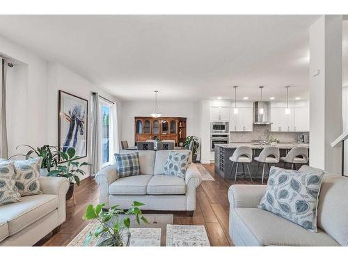 16 Masters Way Se, Calgary, AB - Indoor Photo Showing Living Room