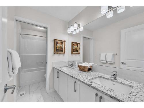 16 Masters Way Se, Calgary, AB - Indoor Photo Showing Bathroom