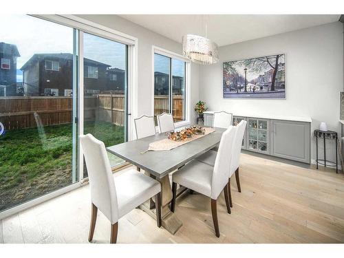 24 Carrington Rise Nw, Calgary, AB - Indoor Photo Showing Dining Room