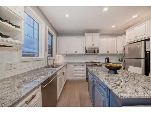 1840 31 Avenue Sw, Calgary, AB - Indoor Photo Showing Kitchen With Double Sink With Upgraded Kitchen