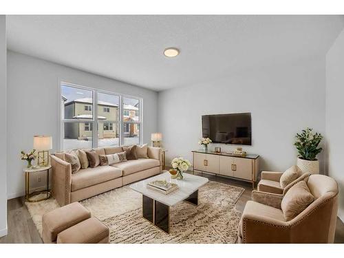 62 Sugarsnap Gardens Se, Calgary, AB - Indoor Photo Showing Living Room