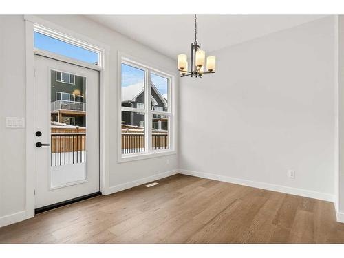 382 Rivercrest Road, Cochrane, AB - Indoor Photo Showing Living Room With Fireplace