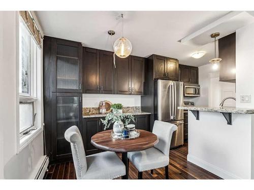 1105-733 14 Avenue Sw, Calgary, AB - Indoor Photo Showing Dining Room