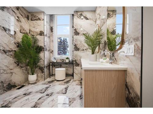 161 Heston Street Nw, Calgary, AB - Indoor Photo Showing Bathroom