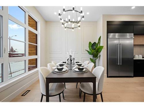 161 Heston Street Nw, Calgary, AB - Indoor Photo Showing Dining Room