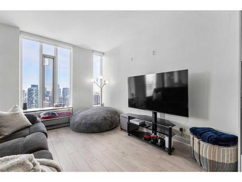 3107-901 10 Avenue Sw, Calgary, AB - Indoor Photo Showing Living Room