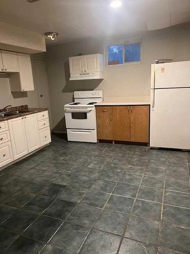 4627 4 Street Nw, Calgary, AB - Indoor Photo Showing Kitchen With Double Sink