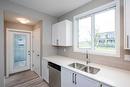 151 Redstone Drive Ne, Calgary, AB  - Indoor Photo Showing Kitchen With Double Sink 