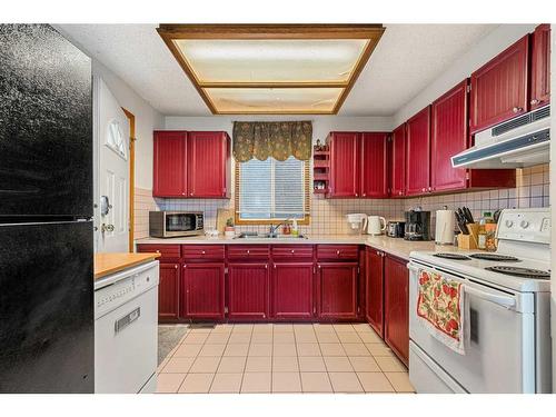 1614 3 Street Nw, Calgary, AB - Indoor Photo Showing Kitchen With Double Sink