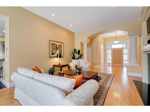 24 Schiller Crescent Nw, Calgary, AB - Indoor Photo Showing Living Room With Fireplace