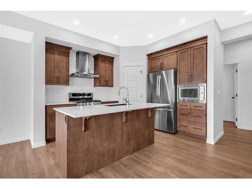 50 Lucas Place Nw, Calgary, AB - Indoor Photo Showing Kitchen With Stainless Steel Kitchen