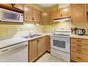 206-1206 Hawksbrow Point Nw, Calgary, AB  - Indoor Photo Showing Kitchen With Double Sink 