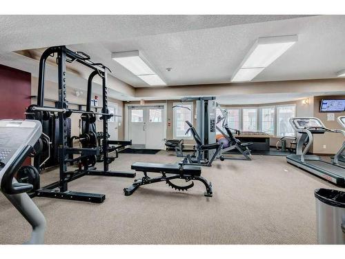 409-30 Royal Oak Plaza Nw, Calgary, AB - Indoor Photo Showing Gym Room