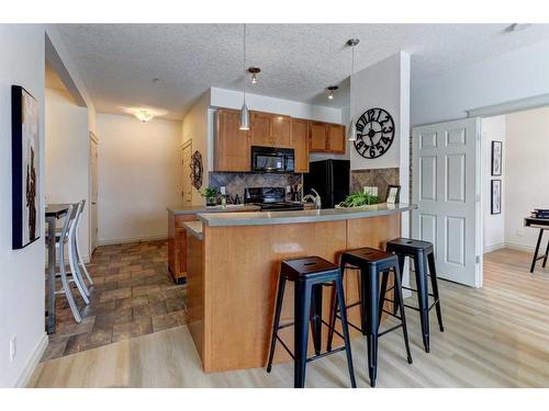 205-2 Hemlock Crescent Sw, Calgary, AB - Indoor Photo Showing Kitchen