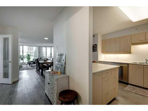 401-804 3 Avenue Sw, Calgary, AB - Indoor Photo Showing Kitchen