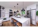 908 87 Avenue Sw, Calgary, AB  - Indoor Photo Showing Kitchen With Stainless Steel Kitchen With Upgraded Kitchen 