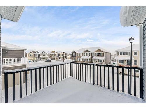 805 Windbury Street Sw, Airdrie, AB - Outdoor With Balcony With Exterior