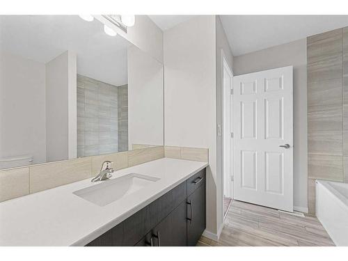 805 Windbury Street Sw, Airdrie, AB - Indoor Photo Showing Bathroom