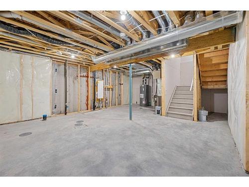 805 Windbury Street Sw, Airdrie, AB - Indoor Photo Showing Basement