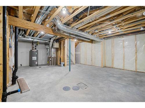 805 Windbury Street Sw, Airdrie, AB - Indoor Photo Showing Basement