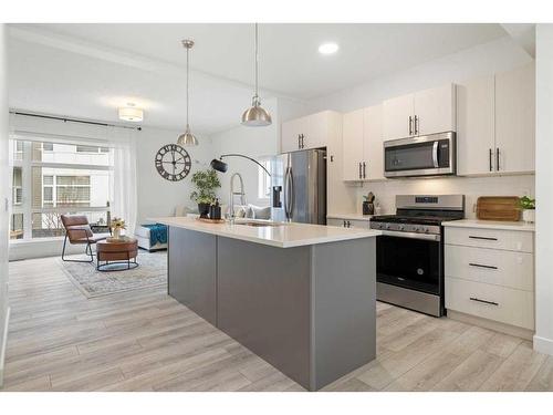 117 Walden Lane Se, Calgary, AB - Indoor Photo Showing Kitchen With Upgraded Kitchen