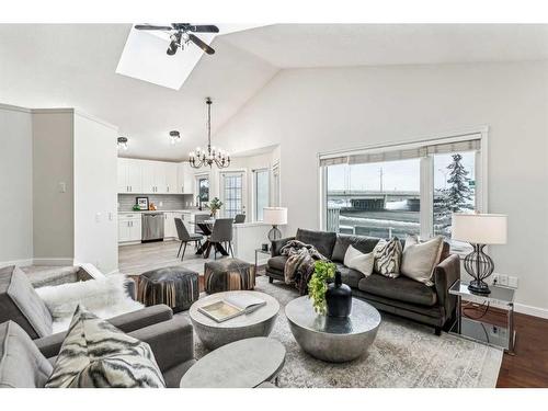 751 Mckenzie Lake Bay Se, Calgary, AB - Indoor Photo Showing Living Room