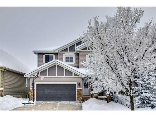 229 Cimarron Drive, Okotoks, AB - Outdoor With Facade