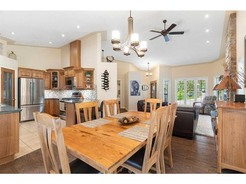 147-5417 Highway 579, Rural Mountain View County, AB - Indoor Photo Showing Dining Room