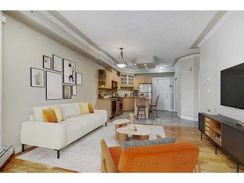 104-1315 12 Avenue Sw, Calgary, AB - Indoor Photo Showing Living Room