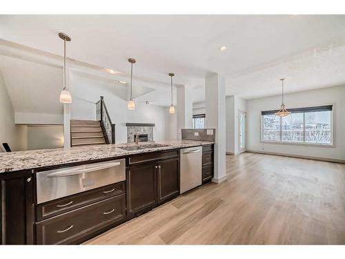 311 Mahogany Court Se, Calgary, AB - Indoor Photo Showing Kitchen With Upgraded Kitchen