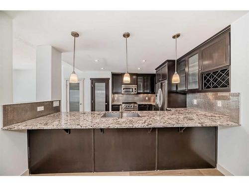 311 Mahogany Court Se, Calgary, AB - Indoor Photo Showing Kitchen With Upgraded Kitchen