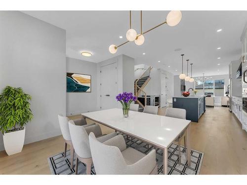 3537 40 Street Sw, Calgary, AB - Indoor Photo Showing Dining Room