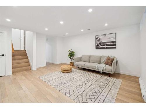 412 Brookpark Drive Sw, Calgary, AB - Indoor Photo Showing Living Room