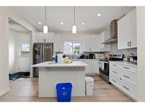 107 Homestead Drive Ne, Calgary, AB - Indoor Photo Showing Kitchen With Upgraded Kitchen