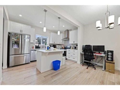 107 Homestead Drive Ne, Calgary, AB - Indoor Photo Showing Kitchen With Upgraded Kitchen