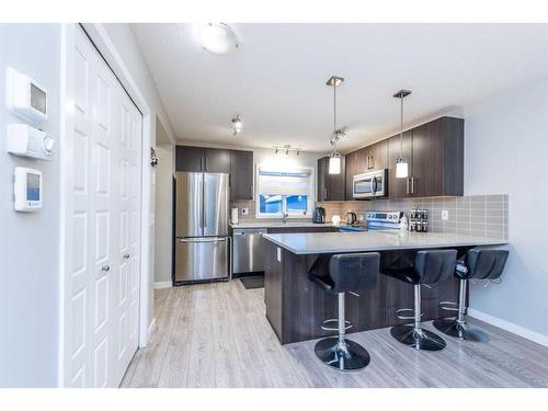 257 Cornerstone Passage Ne, Calgary, AB - Indoor Photo Showing Kitchen With Stainless Steel Kitchen With Upgraded Kitchen